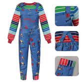 Chucky Children's Costume Set Overalls Cosplay Stage Performance Costume - Coscosmos